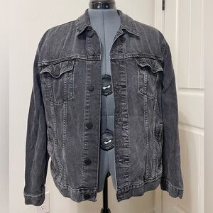 Pacsun Black Denim Jacket, Size Large